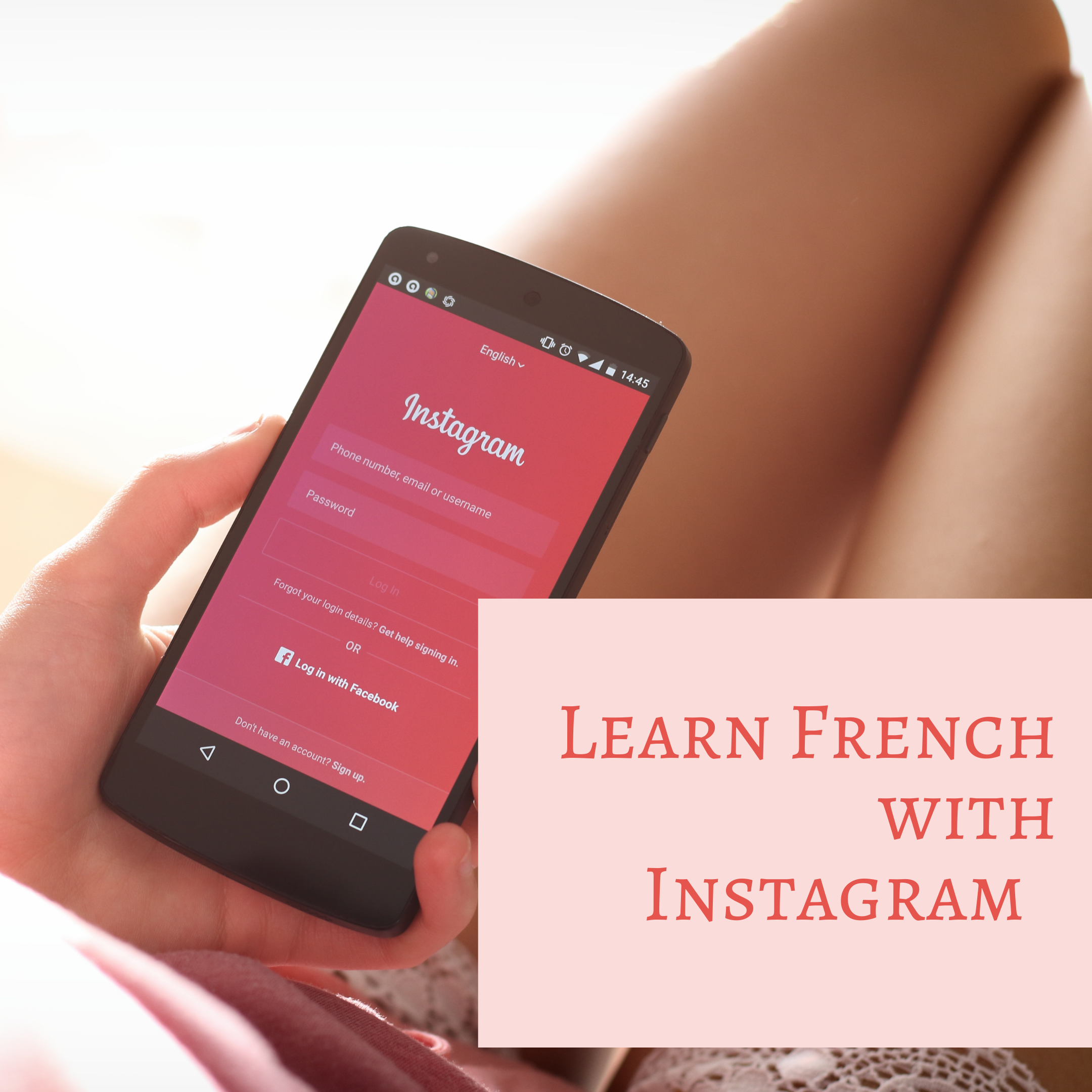 BLOG Learn French with instagram