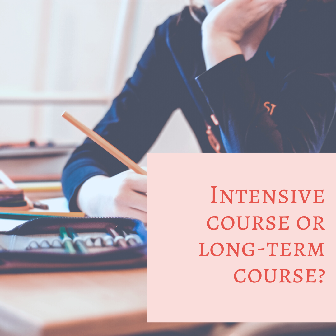 BLOG French course options Intensive course or long-term course