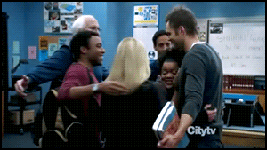 French classes group hug French classes group hug